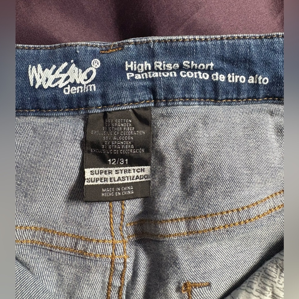 High Rise Jean Shorts - Picture 3 of 3